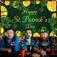 thumbnail image 4 of Banner del jardín del Día de San Patricio - Bandera de trébol verde de doble cara de 45" x 71" con monedas de la suerte y sombreros - Decoración navideña para fiestas de jardín en casa Decoraciones, 4 of 9