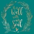 thumbnail image 2 of Hogan, Melody 26x26 Gold Ornate Wood Framed with Double Matting Museum Art Print Titled - Soulfully Well 1, 2 of 4