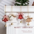 thumbnail image 4 of Christmas Ornaments Artificial Christmas Wreath Decorated with Pine Tree, Bell, Bow for Christmas Decorations, 4 of 5