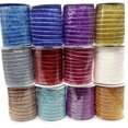 thumbnail image 5 of Nvzi Cinta decorativa, 1 cm x 50 yardas, color morado, 1 rollo de cinta de nailon elegante, cinta artesanal de primera calidad para decoración y bricolaje, ideal para arreglos florales., 5 of 5