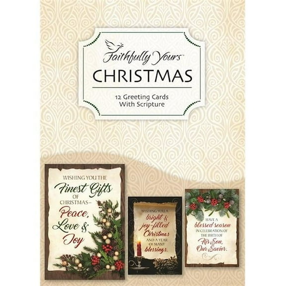 Faithfully Yours 400917 Joy to the World Boxed Card - Box of 12