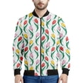 thumbnail image 5 of Chaqueta con cremallera y estampado de tulipanes coloridos para hombre y mujer, sudadera con estampado floral en 3D, chaquetas bomber de calle de manga larga geniales, 5 of 5