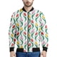 thumbnail image 5 of Chaqueta con cremallera y estampado de tulipanes coloridos para hombre y mujer, sudadera con estampado floral en 3D, chaquetas bomber de calle de manga larga geniales, 5 of 5