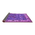 thumbnail image 2 of Ahgly Company Indoor Square Oriental Purple Industrial Area Rugs, 3' Square, 2 of 4