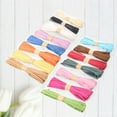 thumbnail image 4 of KAKOWELY paper rope 6pcs 20m Colorful Raffia Stripes Paper String for DIY Making Twisted Paper Craft String (White)9.84"X1.97"X0.79", 4 of 4