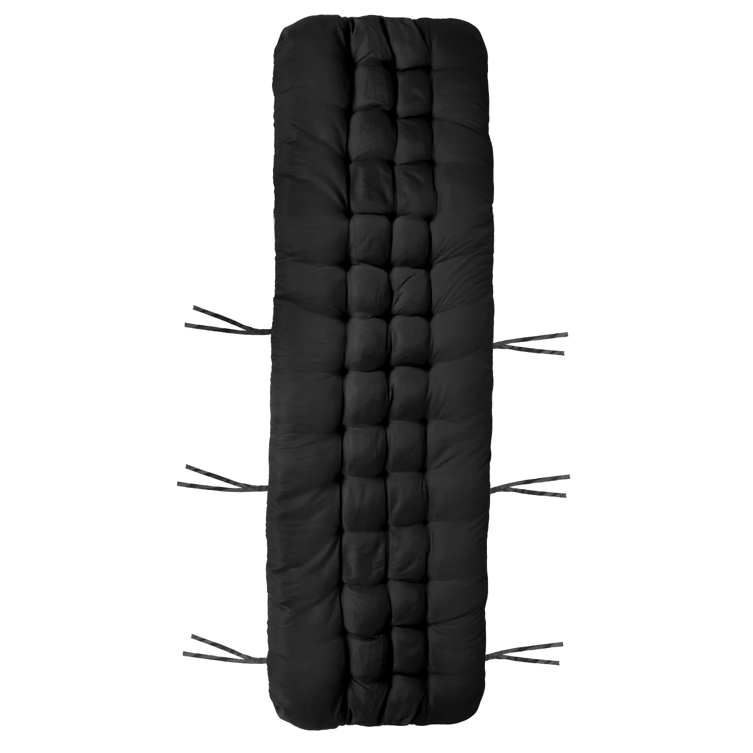 Chaise Lounge Cushion, 67in Rocking Chair Mat, Black Chaise Lounge Cushion for Yard Patio