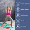 thumbnail image 2 of Watermelon Yoga Mat Towel with Storage Bag - 72.8"x26.8" - Suitable for Hot Yoga, Pilates, Fitness - Yoga Blankets Included, 2 of 6