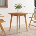 thumbnail image 1 of vidaXL Garden Table Ø85x75 cm Solid Wood Acacia, 1 of 3