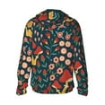 thumbnail image 3 of Fotbe Berries and Flowers Men's Women's UPF 50+ Sun Protection Jacket Hooded Cooling Shirt with Pockets Hiking Outdoor Performance-X-Large, 3 of 9