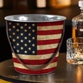 thumbnail image 5 of Iron Ice Bucket, Retro Beer Beverage Ice Bucket, Champagne Ice Bucket, Round Ice Bucket Wine Bucket for Home Bars, Pubs, Clubs, Restaurants, BBQs and Picnics, 5 of 7