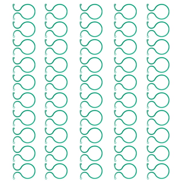 Matsuzay 50 Uds. De Clips para cultivo de vid, anillos de fijación ajustables para plantas de jardín, abrazaderas verticales de plástico Jardín y Patio