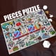 thumbnail image 5 of Partheme Novelty Toys 1 Counts Kid 1000 Piece Christmas 2021 Paper Puzzle Adult Children Toys Family Gift As show, 5 of 8