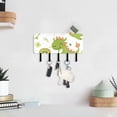 thumbnail image 6 of Dinosaur and Kiwi Mail Holder Organizer Wall Mount with Shelf Key Holder Key Rack with 5 Key Hooks for Wall Decorative, 6 of 6
