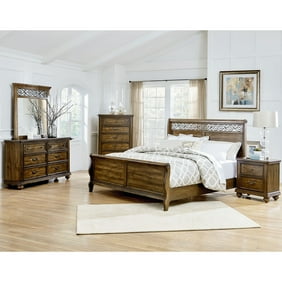 Cambridge Heritage 5 Piece Bedroom Suite Queen Bed Dresser Mirror Chest And Nightstand