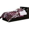 Mainstays Twin Storage Bed with Headboard, Espresso