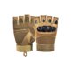 thumbnail image 1 of Greeniant 1 par de guantes de medio dedo para montañismo, caza, levantamiento de pesas, guantes acolchados transpirables sin dedos, equipo para deportes Color Arena L Greeniant OD027055-08, 1 of 6