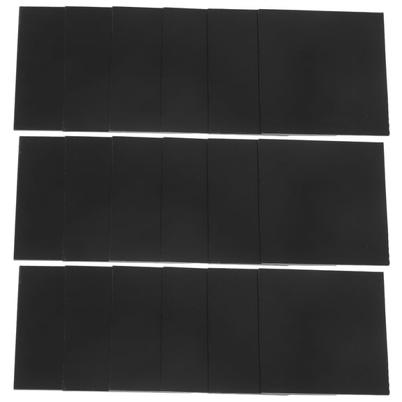 OFFIGAM 30Pcs Acrylic Sheet Black 2mm Acrylic Plate for DIY Crafting and Decorative Uses