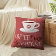 thumbnail image 4 of LALILO Throw Pillow Covers Cartoon Cup And Positive Hot And Fresh Cushion Cover 18" x 18", 1279 Pack, 4 of 6