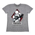 thumbnail image 1 of Playera Para Niño Lucasfilm Star Wars Cuello Redondo Manga Corta Talla 6 Gris Jaspe, 1 of 1