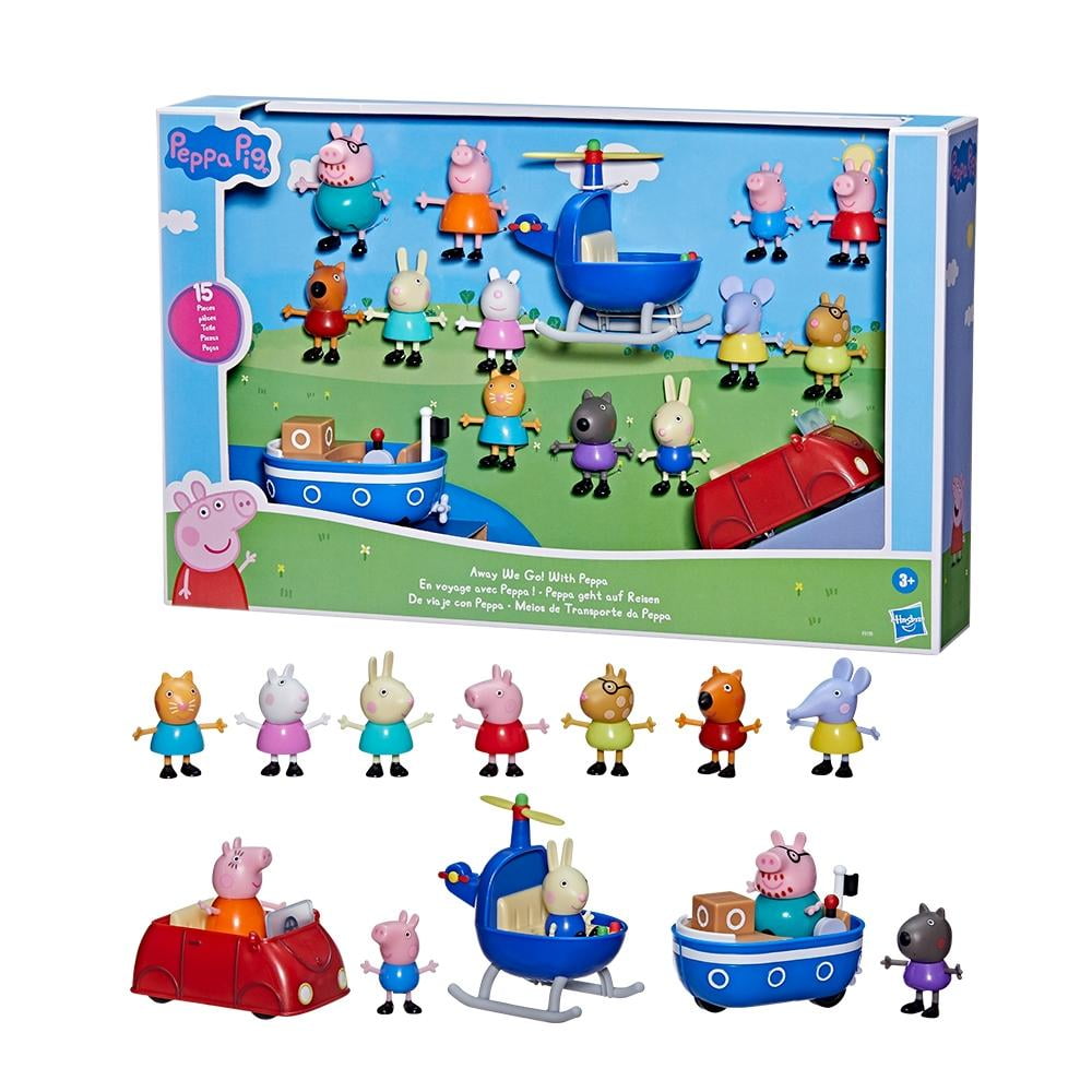 Hasbro Juguetes Peppa Pig Bodega Aurrera Set De Figuras Peppa Pig