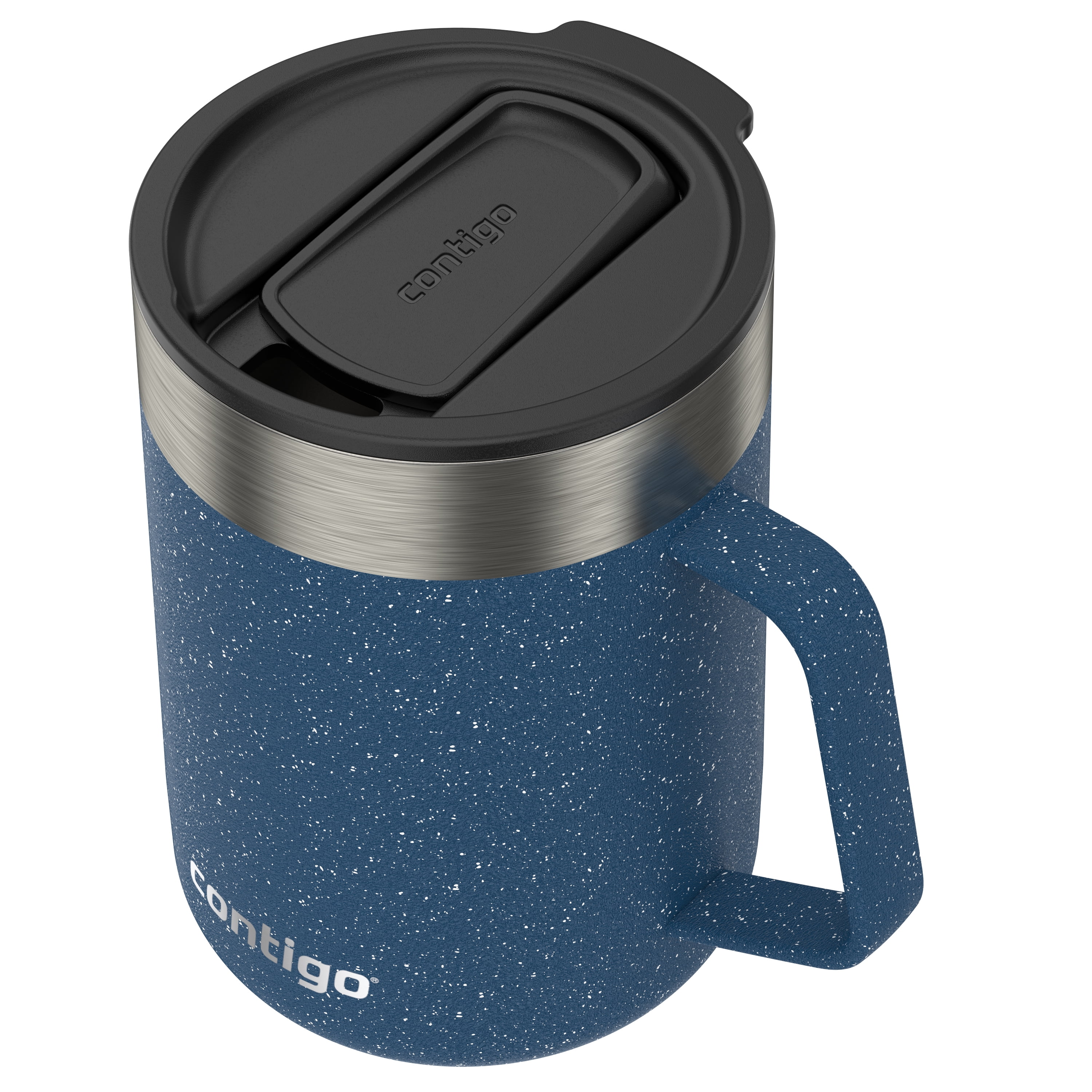 Contigo Streeterville Stainless Steel Vacuum-Insulated Mug, 14 oz (414 mL), Blueberry