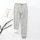 thumbnail image 1 of Pantalones deportivos para mujer con forro polar, suaves, cálidos, deportivos, con cordón y bolsillos., 1 of 3