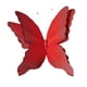 thumbnail image 3 of Mariposa artificial, calcomanía de pared de mariposa, calcomanía de arte de pared DIY, decoración de boda para Rojo Negro, 3 of 9