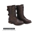 thumbnail image 2 of DREAM PAIRS Women's Faux Fur Lined Mid Calf Riding Combat Boots, 2 of 4