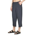 thumbnail image 3 of RBX Active Women's Quick Drying Relaxed Woven Capri Pant with Zipper Pocket, 3 of 10