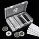 thumbnail image 1 of 41 mm Coin Capsules, 60 Pieces 50P Coin Holders with Foam Gasket, Coin Storage Case box for Coin Collection, 1 of 5