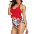 thumbnail image 5 of Traje de baño de una pieza HUOGUO, traje de baño sexy de pecho alto para mujer, 5 of 5