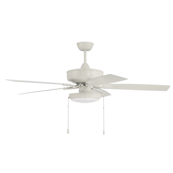 Craftmade Op119 Outdoor Pro Plus 52" 5 Blade Indoor / Outdoor Led Ceiling Fan - White