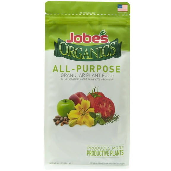 Jobe's Organics All Purpose Slow Release Plant Fertilizer Granules, 4 lb