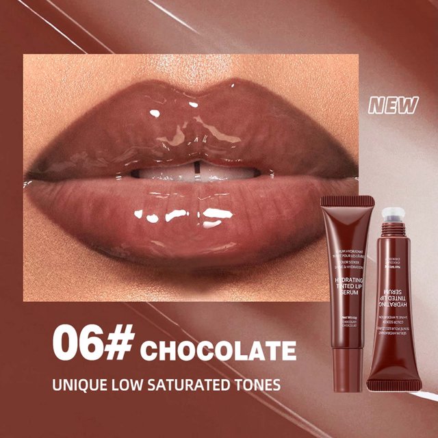 Colored Lip Gloss Liquid Moisturizing Light Gloss Lipstick Gloss Lip Glaze Moisturizing Lip Cream 12ml