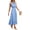 Light Blue, variant on PRETTYGARDEN Women's Midi Summer Dresses Casual V Neck Swiss Dot Ruffle Sleeveless A Line Beach Sun Dress