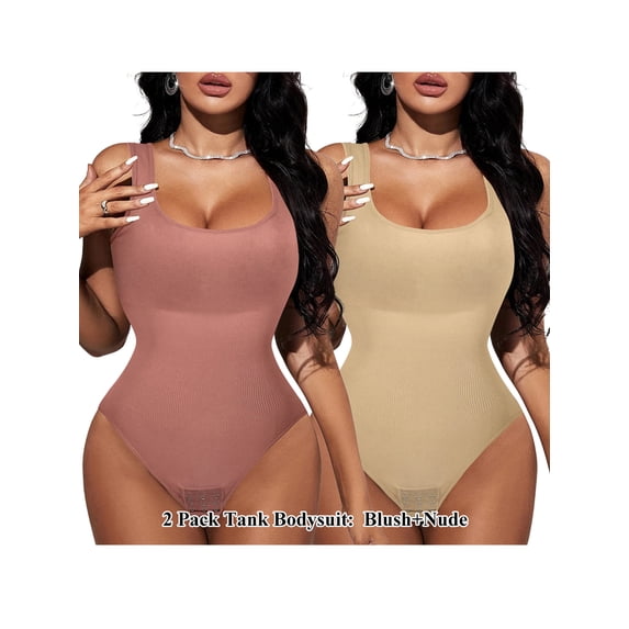 Gvmfive Women Tummy Control Body Shaper Slimming Waist Trainer Shapewear Bodysuit