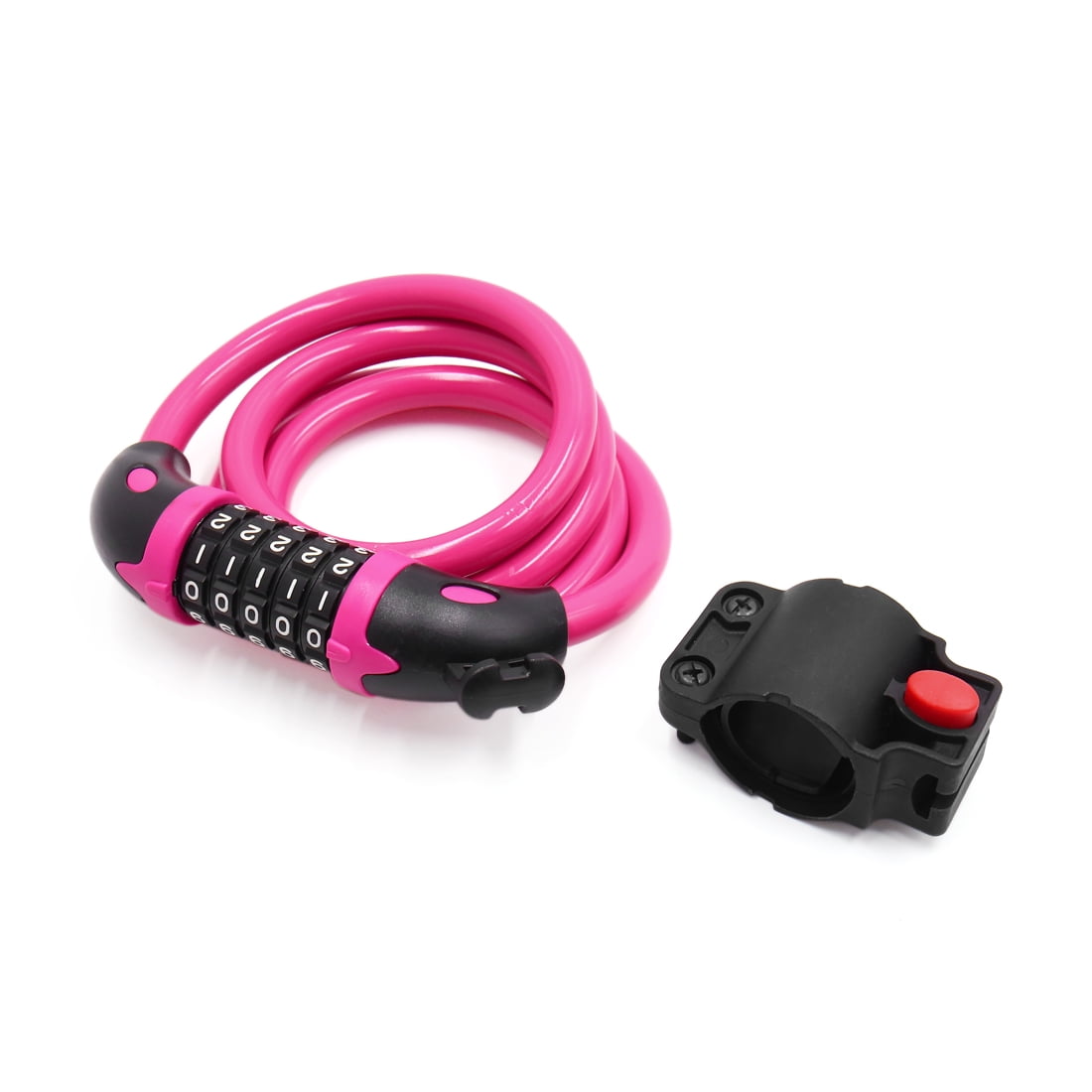 pink bike lock