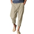 thumbnail image 1 of Mens Linen Pants Mens Summer New Style And Fashionable Pure Cotton And Linen Trousers, 1 of 8