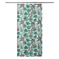 thumbnail image 1 of GlowSol 35"Wx72"L Stall Size Shower Curtain, Green Floral Tropical Leaves Plant Pattern Waterproof Decoration Polyester Shower Curtain, 1 Set, 1 of 7