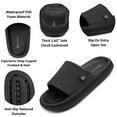 thumbnail image 2 of Alpine Swiss Omar Mens Slides Pillow Slippers Ultra Cushioned Cloud Slide Sandal, 2 of 7