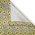 thumbnail image 3 of Ambesonne Garden Kitchen Curtains, Meadow Inspired Spring, 55"x39", Indigo Yellow Taupe, 3 of 3