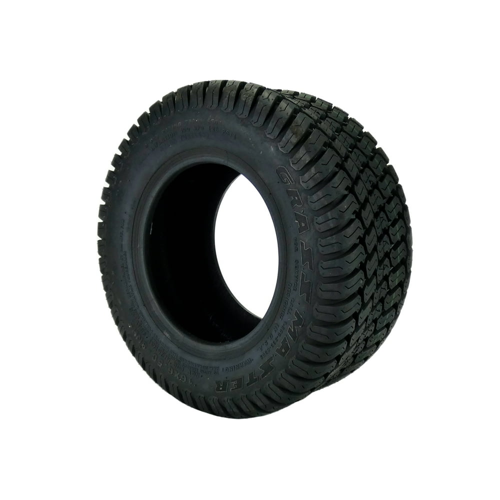 (1) 16x6.508 Tires 4 Ply Lawn Mower Garden Tractor 166.508 Turf Master Tread