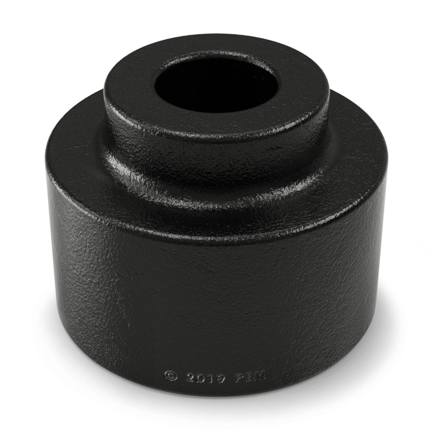 Rear Lower Leveling Kit - 2 inch Lift - Compatible with Chevy GMC 2007-2013 Avalanche, 2007-2014 Suburban, 2007-2016 Tahoe, 2007-2014 Yukon - Steel Block Black Spacer