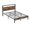 Full Size, variant on Twin/Full/Queen Bed Frame with Storage Headboard and Charging Station