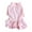 Pink, variant on Visland Dog Dress Breathable Girlish Cozy Ruffle Sleeve Striped Pattern Pet Skirt for Dog