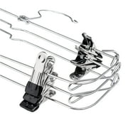 Mainstays Heavy Duty Chrome Metal 6-Tier Space Saving Pant & Skirt Hanger