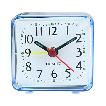 DESIGNICE 2026 New Alarm Clock,Stylish Colorful Abs Desk Clock with Silent Second Hand,Practical User-Friendly Alarm Clocks for Bedrooms and Home Office Spaces