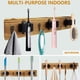 thumbnail image 4 of Inteprter Colgador de almacenamiento de fregonas de montado en la pared elegante baño cepillo de cocina bola de baño organizador escoba Almacenamiento y organización del hogar, 4 of 6