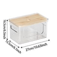 thumbnail image 2 of Stackable Garbage Dispenser With Roof A Large Garbage Rack For Organizing And Storing In Kitchens Laundry Rooms And Pantry, 2 of 8
