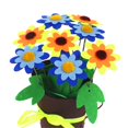 thumbnail image 3 of Potted Bouquet Fabric Kit Non-Woven Cloth Diy Sewing, 3 of 8